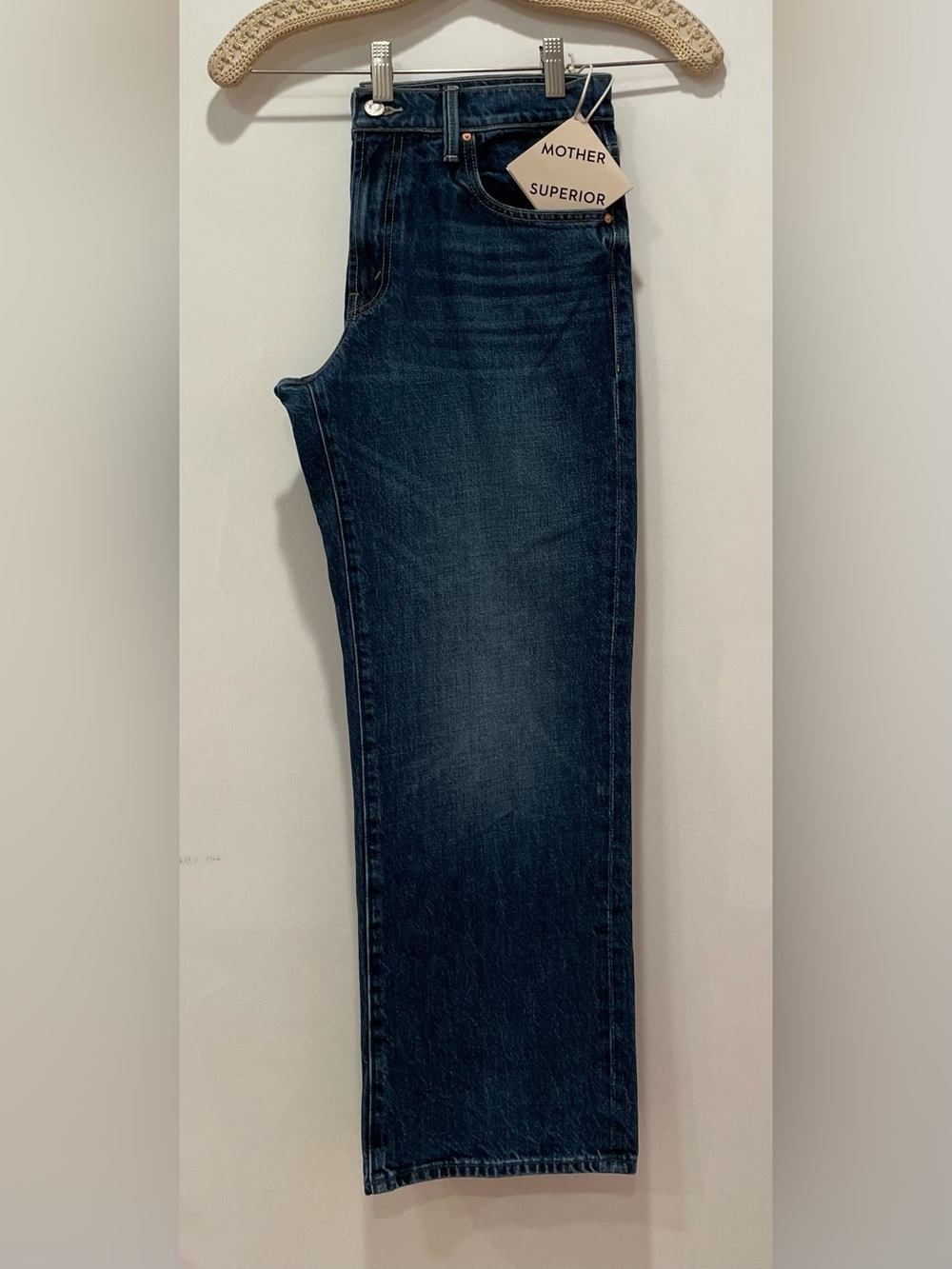 MOTHER *RAMBLER ZIP ANKLE MID RISE *DID YOU BRING ME ANYTHING *SIZE 29 *NWT 268. - Picture 6 of 12